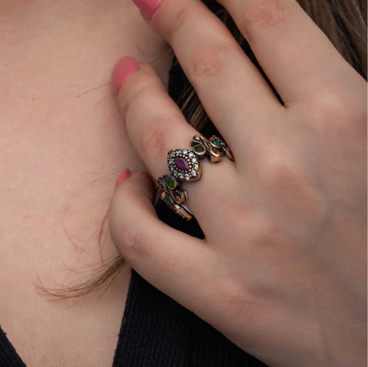 Kedy Aqeeq Adjustable Ring