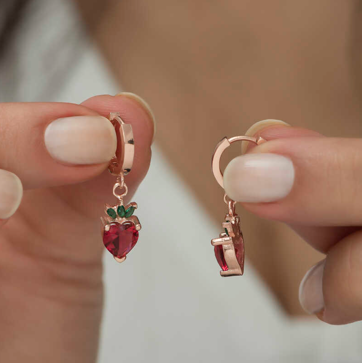 Strawberry Earring